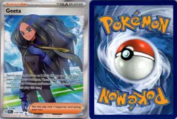 Geeta 218/197 Obsidian Flames Pokemon TCG Holo Ultra Rare NM - Image 3