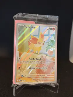 Pokemon TCG - Pokemon Fennekin 080 Chaos Rising ETB Promo - Image 1