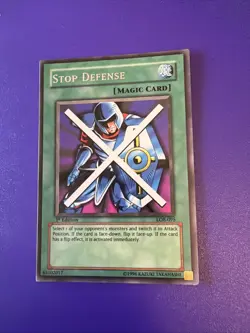 Stop Defense LOB-095 the Legend of Blue Eyes White Dragon Unlimited 1st Edition - Image 1