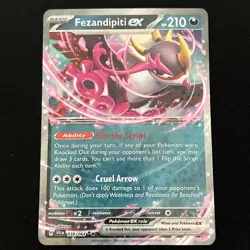 Pokemon TCG Fezandipiti ex 038/064 Shrouded Fable Holo Double Rare NM - Image 1