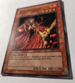 Fire Princess LON-034 Labyrinth of Nightmare Unlimited Yugioh MP Super Rare - Image 2