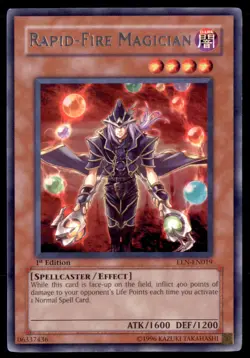 Yu Gi Oh! Rapid Fire Magician EEN EN019 EEN Non Holo 1st Edition - Image 1