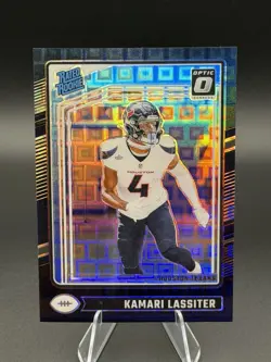 Kamari Lassiter - Rated Rookie Black Pandora Prizm /25 - 2024 Donruss Optic - Image 1