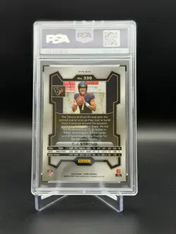 2023 Panini Prizm - CJ Stroud #339 Red/White/Blue Prizm Rookie PSA 10 - Image 2
