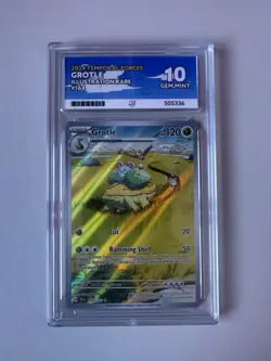 Pokemon Grotle 164/162 Temporal Forces Illustration Rare ACE 10 - Image 1
