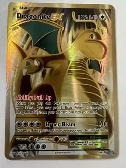 The Pokemon Company Pokemon TCG Dragonite EX 106/108 Full Art Holo Eng - Image 1