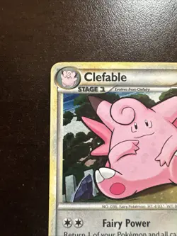 Clefable 3/123 LP Holo Pokemon TCG heart Gold Soul Silver - Image 2