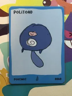 TCG Pokemon parody 151 Pokenots Dysfunctional passholder: Politoad 0060 - Image 1