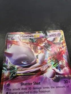 Mewtwo EX 62/162 Holo EX Rare BREAKthrough Pokemon TCG Foil Card Lightly Played - Image 4