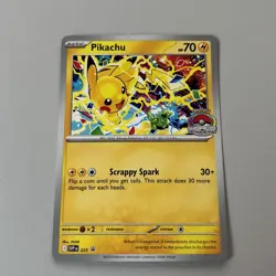 Pikachu SVP 225 World Championship Promo Pokemon Card - NM - Image 1