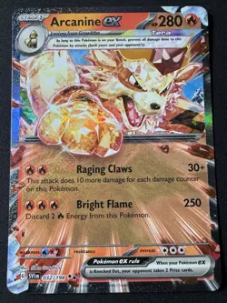 Arcanine ex Double Rare SV01: Scarlet & Violet Base Set 032/198 LP Pokemon Card - Image 1