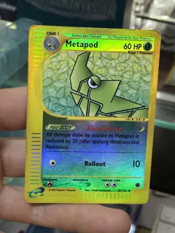 Metapod 87/165 Expedition 2002 Reverse Holo Vintage E-Series Pokemon Card - Image 4