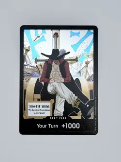 DON!! Card Dracule Mihawk The Azure Sea's Seven OP14 - Image 1