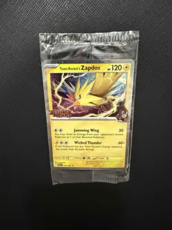 Pokemon Asia Exclusive Team Rocket’s Zapdos Promo Stamped 070/182 Sealed - Image 1