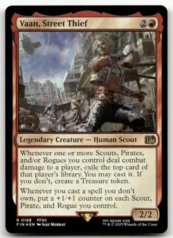 Vaan, Street Thief #168 (Foil) (NM) Final Fantasy FIN Magic MTG - Image 1