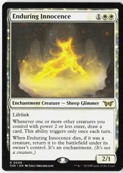 ENDURING INNOCENCE 6 RARE DUSKMOURN: HOUSE OF HORROR MAGIC: THE GATHERING NM - Image 1