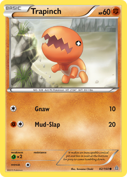 Trapinch 82/160 C Primal Clash LP Pokemon - Image 4
