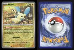 Minun 061/182 Paradox Rift Reverse Holo NM/M Pokemon - Image 3