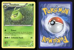 Swadloon 6/119 Phantom Forces NM/M Pokemon - Image 3