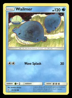 Wailmer 45/236 Cosmic Eclipse NM/M Pokemon - Image 1