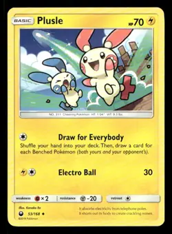 Plusle 53/168 Celestial Storm NM/M Pokemon - Image 1