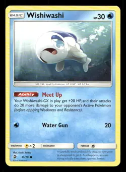 Wishiwashi 31/70 Dragon Majesty NM/M Pokemon - Image 1