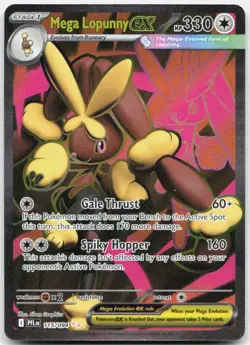 Mega Lopunny ex 115/094 Ultra Rare Phantasmal Flames Pokemon Holo Near Mint - Image 1