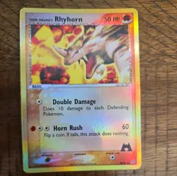 Team Magma's Rhyhorn 38/95 Team Magma vs Team Aqua Reverse Holo - Image 1