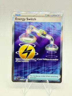 Energy Switch 107/084 Ultra Rare Pitch Black Pokemon Holo Near Mint - Image 1