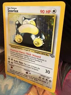 1999 Pokemon Jungle Snorlax Holo Rare 11/64 WOTC LP Lightly Played - Image 3
