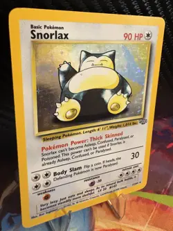 1999 Pokemon Jungle Snorlax Holo Rare 11/64 WOTC LP Lightly Played - Image 4
