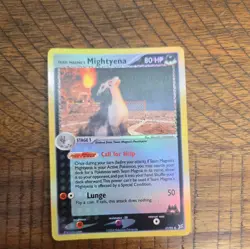 Team Magma's Mightyena 37/95 Reverse Holo Pokemon Team Magma & Team Aqua HP - Image 1