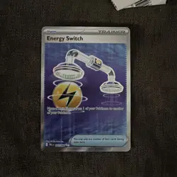 Energy Switch 107/084 Ultra Rare Pitch Black Pokemon Holo Near Mint - Image 1