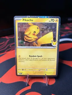 Pikachu 051/162 - Pokemon Day 2026 Stamped 30th Anniversary Cosmos - Near Mint - Image 1