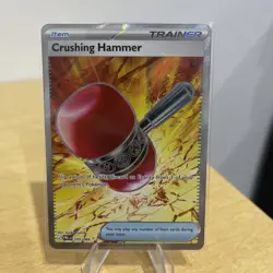 Crushing Hammer - 105/084 - Full Art Ultra Rare - Pitch Black - Pokemon TCG - Image 1