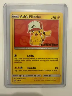 Pokemon Ash's Pikachu 6 Card Lot I Choose You Promo Set NM Near Set - Image 3