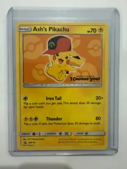 Pokemon Ash's Pikachu 6 Card Lot I Choose You Promo Set NM Near Set - Image 4