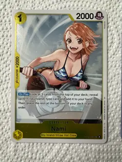 One Piece Card Game Nami OP15-108 SR ENG - Image 1