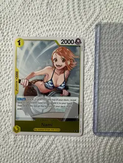 One Piece Card Game Nami OP15-108 SR ENG - Image 3