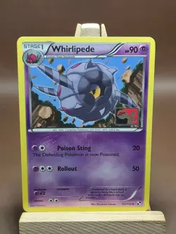 MP Whirlipede Pokemon League Promo League & Championship Cards 53/114 Crosshatch - Image 1