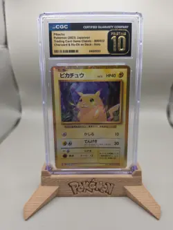 CGC pristine 10 Pikachu 008/032 Trading Card Game Classic Holo Japanese 2023 - Image 1