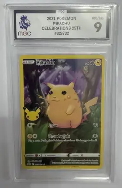 Pokemon Pikachu TCG Holo Rare Card Celebrations 005/025 - MGC 9 Gem Mint - Image 1
