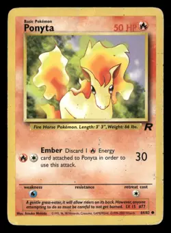 Ponyta - 64/82 - Common - Team Rocket - Pokemon Card - HP - Image 1