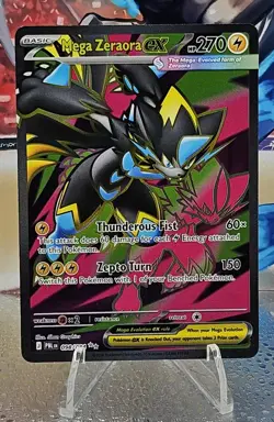 Mega Zeraora EX 098/084 Pitch Black Holo Rare Pokemon TCG. Basic. HP 270 - Image 1