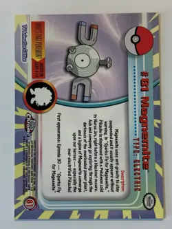 2000 Topps Chrome Pokemon Series 2 #81 Magnemite (A) FREE COMBINED SHIPPING - Image 2