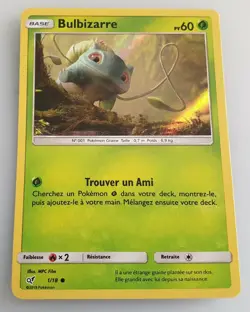 CARTE POKEMON / HOLO / BULBIZARRE / DETECTIVE PIKACHU / 01/18 2019 - Image 1