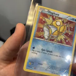 Pokemon TCG Magikarp XY 143 Holo Black Star Promo Sealed Swirl - Image 3