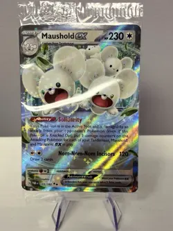 Pokemon TCG Maushold EX 155/182 SV Paradox Rift - NM SEALED Promo - Image 1