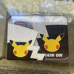 2021 POKEMON Celebrations Treasure Chest 🔥 Factory Sealed Lunch Box Pikachu 25 820650809415 - Image 3