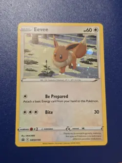 The Pokemon Company Eevee SWSH190 SWSH Promo Holo Basic 60HP 2022 - Image 1